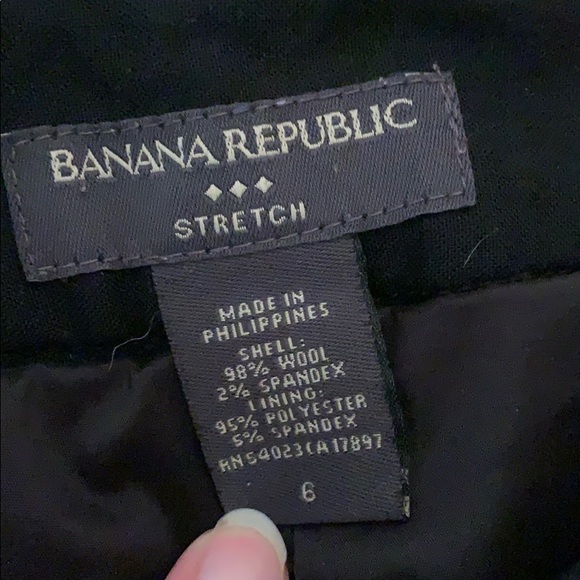 Banana republic factory black dress pant size 6 - Picture 4 of 6